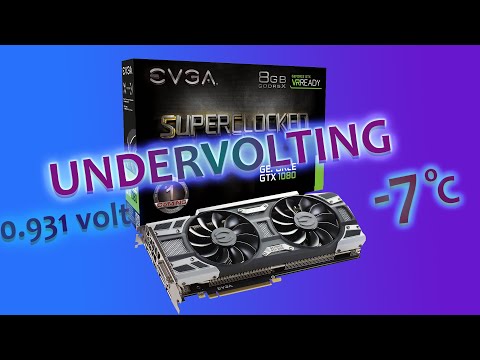 UNDERVOLTING GTX 1080 SC GAMING ACX 3.0 | АНДЕРВОЛЬТИНГ ВИДЕОКАРТЫ
