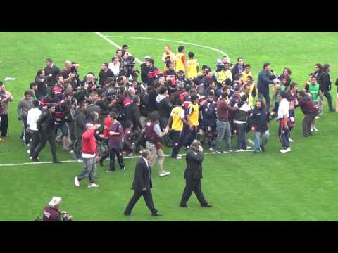 San Lorenzo 1 Instituto 1 Festejo final. SAN LORENZO ES DE PRIMERA