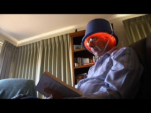 Watch: Parkinson's sufferers claim infrared light helmets ease symptoms