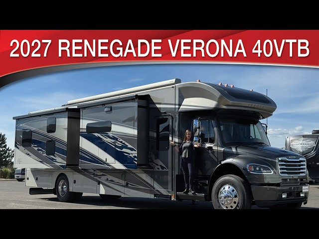 Preview image of 2027 Renegade Verona 40VTB Bunk Bed Triple Slide Super C youtube video