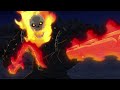Ghost Rider Action Scenes From The Cartoons Compilation 1992 2016