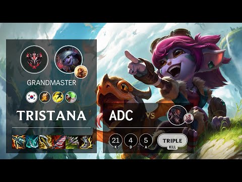 Tristana ADC vs Lucian - KR Grandmaster Patch 11.19
