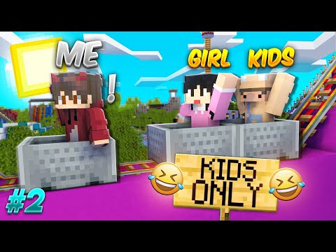 Mr. Rishi - I Secretly Joined a 'KIDS ONLY' Minecraft Server!