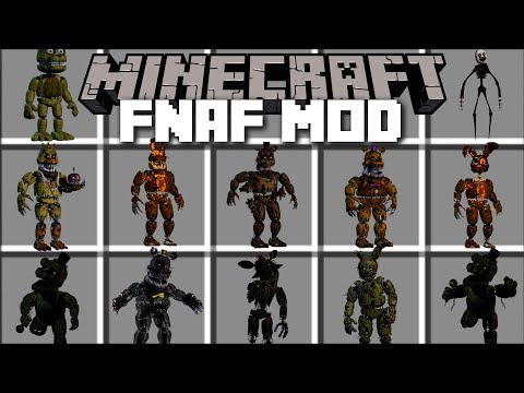 Minecraft FIVE NIGHTS AT FREDDY'S MOD / KILL SCARY MONSTERS AND SURVIVE!! Minecraft