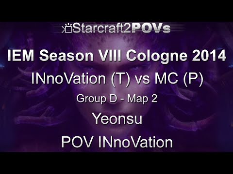 SC2 HotS - IEM VIII Cologne 2014 - INnoVation vs MC - Group D - Map 2 - Yeonsu - INnoVation