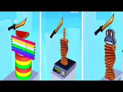 Almost Cut 🔪⚔️🪓 Very Satisfying And Relaxing ASMR Slicing Game Perfect!