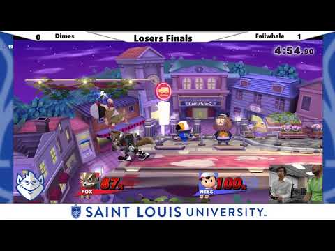 SLU Smash 4 Tournament #25 - Losers Finals - Dimes vs Failwhale