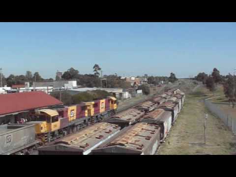 QR National Coal Train - Oakey