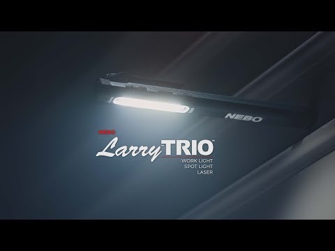 The New Larry TRIO by NEBO - Rechargeable 3-in-1 Pen Light and Laser