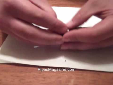 Flake Pipe Tobacco Roll and Stuff Method - PipesMagazine.com
