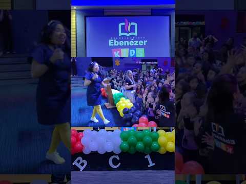 Cantando minha nova música MONTA E REMONTA com as crianças da Igreja Ebenézer em Itaboraí ❤️