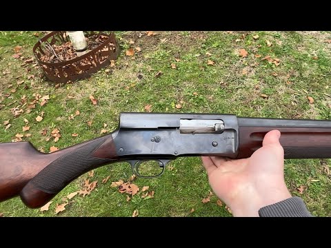 Old Semi Auto Shotgun