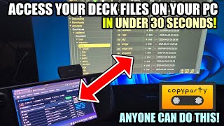 Easy Fast Access to Your Steam Deck's Files From ANY Device in 30 SECONDS!