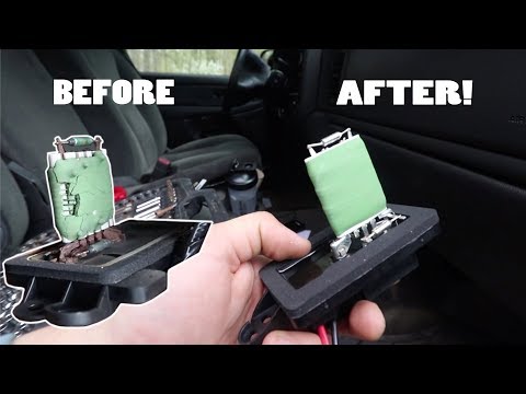 *EASY FIX* Silverado/Sierra Blower Motor Resistor Install