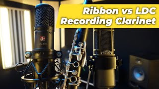 Video thumbnail for Recording clarinet with a ribbon microphone (Superlux R102 vs sE2300) + studio vlog by Pace of Mind