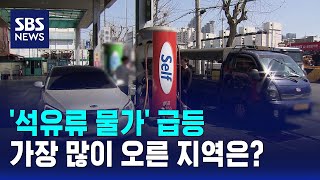 '석유류 물가' 급등..가장 많이 오른 지역은 / SBS / 경제365