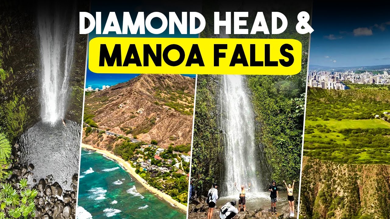 Diamond Head & Manoa Falls Tour Oahu | Explore a Volcano & a Waterfall in a Day! DanielsHawaii.com