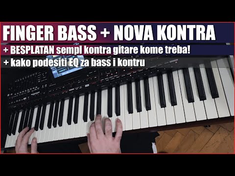NOVA RITAM GITARA i FINGER BASS, EQ POSTAVKE i ONLINE ŠKOLA BASS KONTRA #korgpa4x