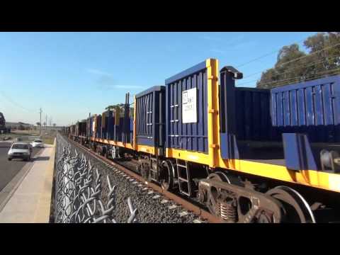 PACIFIC NATIONAL NR82/8101/9315 leads train 2NY3 through minto