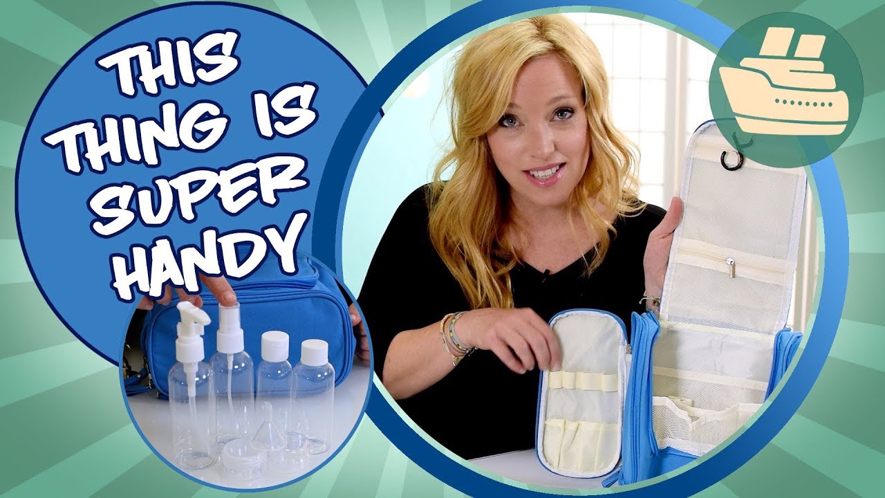 Waterproof Hanging Toiletry Bag For A Cruise