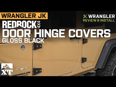 Jeep Wrangler JK 4-Door RedRock 4x4 Door Hinge Covers Review & Install
