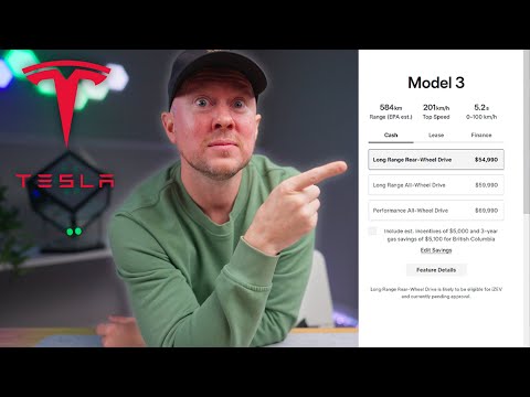 Part of a video titled Tesla Discontinued the Model 3 Standard Range... Here's WHY!