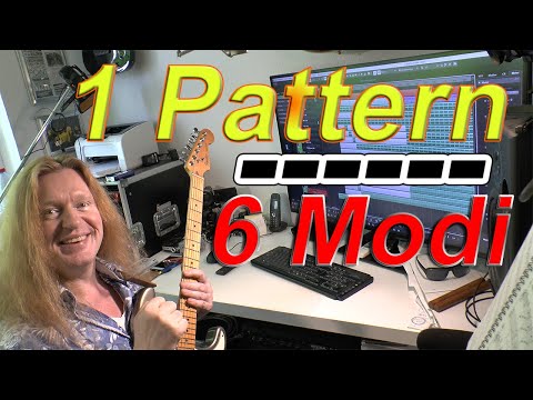6 MODI spielen mit 1 PATTERN über 1 POWERCHORD, so geht's!!!