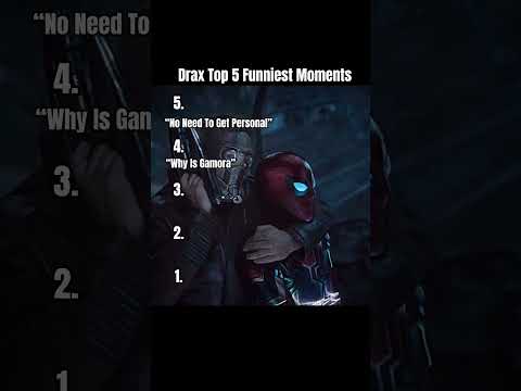 Drax Top 5 Funniest Moments #drax #draxthedestroyer #guardiansofthegalaxy