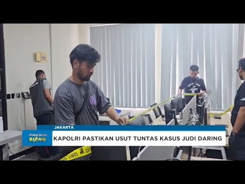 KAPOLRI BERI ATENSI PADA KASUS JUDI DARING DI KEMENTERIAN KOMDIGI