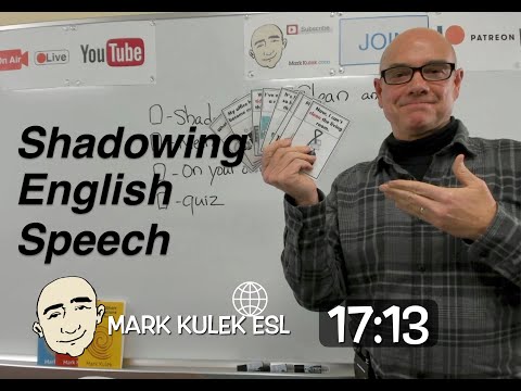 Clean & Dirty - shadowing English speech | Learn English - Mark Kulek ESL