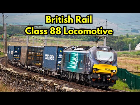 Class 88 Locomotive: Revolutionising UK Rail Transport #Class88, #locomotives #fyp #ukrailways