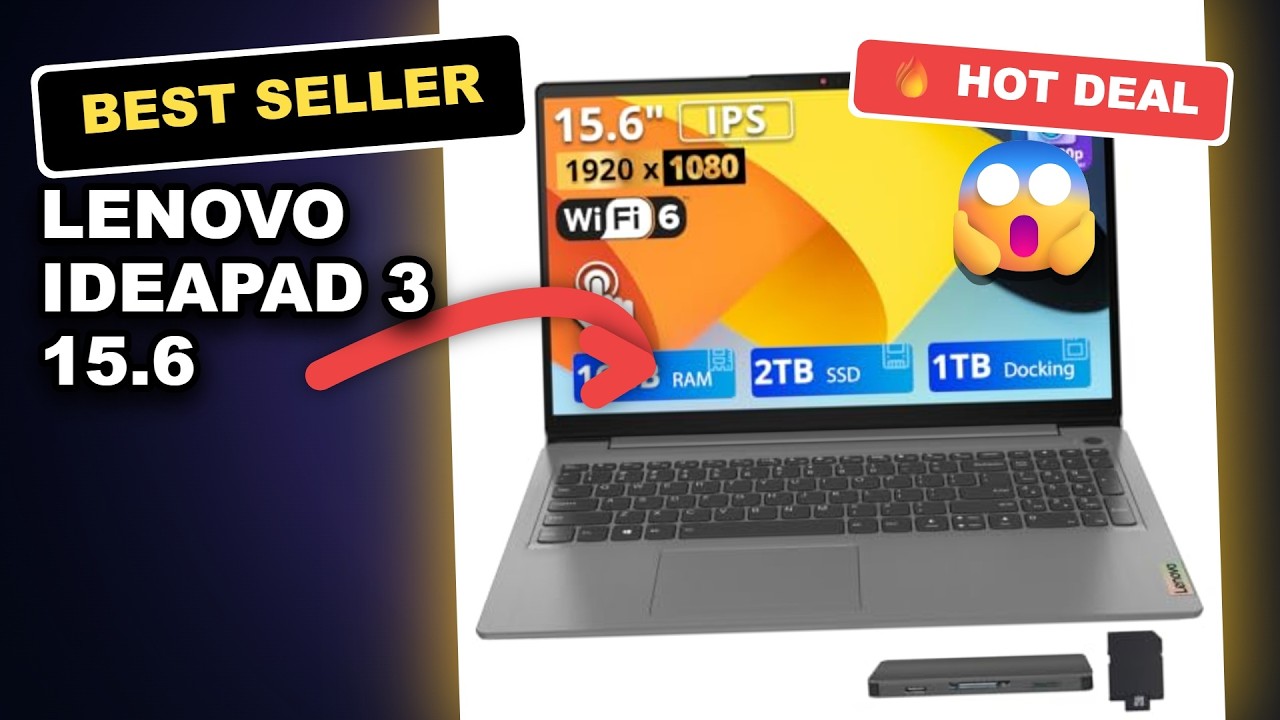 Lenovo IdeaPad 3 15.6 Honest Review: Budget Laptop Worth Considering in 2023 review video