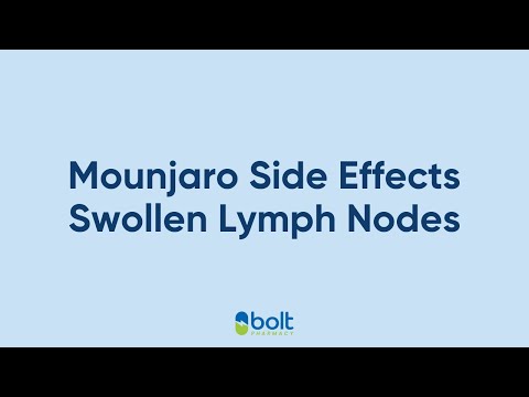 semaglutide swollen lymph nodes Mounjaro side effects: swollen lymph nodes explained