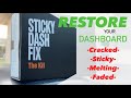 How To RESTORE Your Cracked, Melting, & STICKY DASHBOARD | Toyota Lexus IS250 - Sticky Dash Fix 2.0