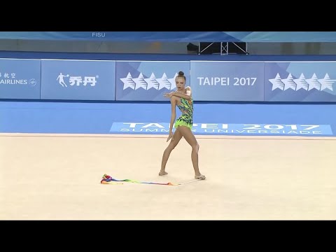 Yulia Bravikova Ribbon Final - Universiade 2017
