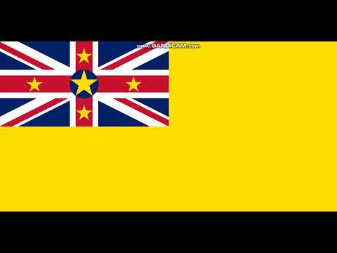Niue Flag And The National Anthem
