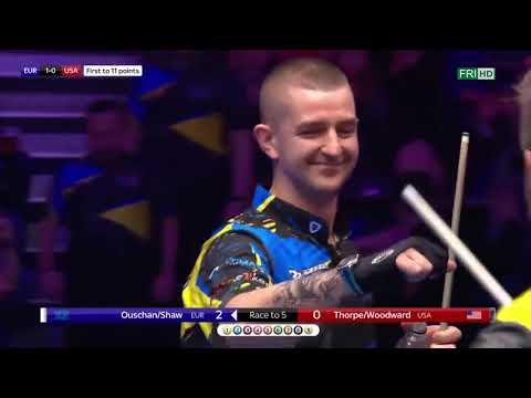 Mosconi Cup 2018 [Day 1] Match 2 - Albin Ouschan/ Jayson Shaw vs Billy Thorpe/ Skyler Woodward (HD)