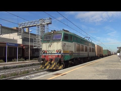 E655.475 sul TCS 51015 Milano Smistamento - Villa San Giovanni Bolano, in transito a Pomezia