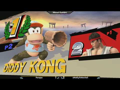 Construct 103 -  Parappa vs @MuKLyFeMarshall  - Smash 4 Singles Winners Quarters