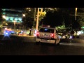 Dacia Logan Politie Police With Sirens And Lights On