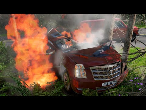 Realistic Car Crashes #41 - BeamNG Drive