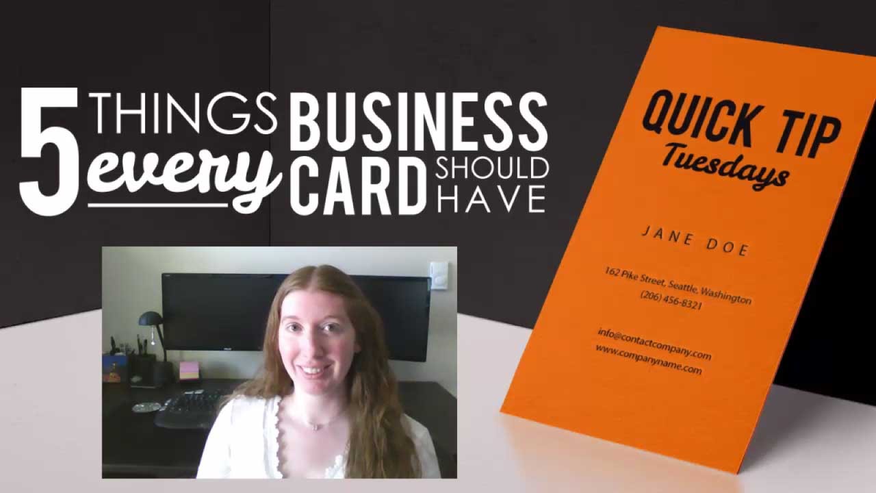 5 Things Every Business Card Should Have