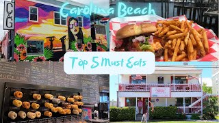 CAROLINA BEACH Restaurants you have to try | Carolina beach Top 5 must eats | Wilmington, NC