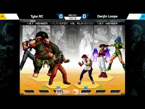 Tyko RC vs Denjin Loops - KOF 2002UM Neo Geo World Tour Special Stage Magfest TOP-16
