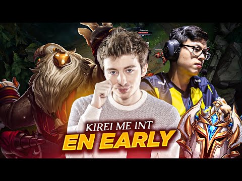 KIREI - JOUEUR LFL CHEZ GO - ME INT TOUT L'EARLY | BARD SUPPORT LOL FR - SOLOQ CHALLENGER