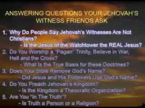 JWQ #1: Introduction: Overview of Jehovah's Witnesses 1 of 4