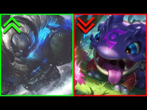 10 Skins That Buff Your Champ and 10 That Nerf Them | Pay To Win and Pay To Lose Skins In League