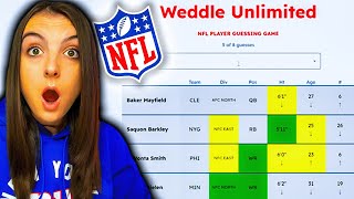 Playing Weddle Unlimited Till I Can't Guess the NFL Player