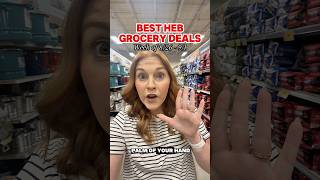 Save money on groceries using only your phone this week at HEB! #heb #couponing #deals #savingmoney
