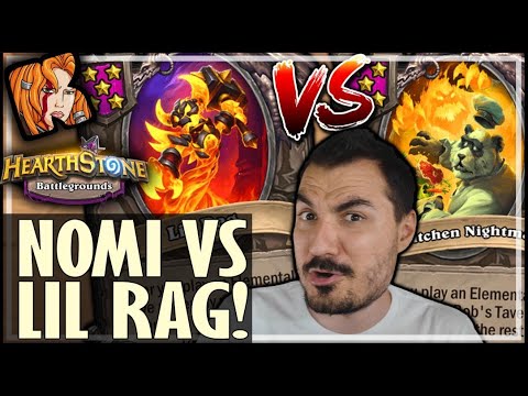 NOMI vs LIL RAG ELEMENTALS?! - Hearthstone Battlegrounds